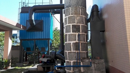 江門4噸燃煤鍋爐改造生物質(zhì)鍋爐布袋除塵器包合格
